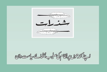 اپنے کندھوں پر نظام کی صلیب اُٹھائے سیاست دان